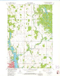 Rice Lake North 1981 topographic map thumbnail