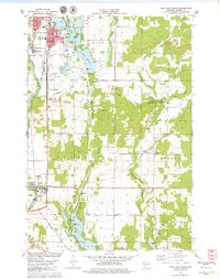 Rice Lake South 1978 topographic map thumbnail