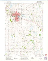 Ripon 1980 topographic map thumbnail