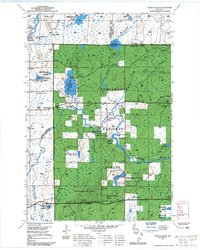 Park Falls NE topographic map thumbnail