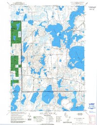Lac Du Flambeau 1971 topographic map thumbnail