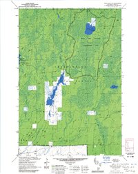 Pike Lake SW 1971 topographic map thumbnail