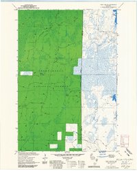 Pike Lake SE 1971 topographic map thumbnail