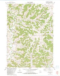 Rockbridge 1983 topographic map thumbnail