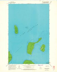 Rocky Island 1963 topographic map thumbnail