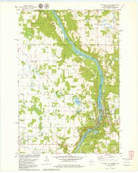 St. Croix Dalles topographic map thumbnail