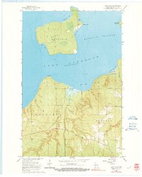 Sand Island 1964 topographic map thumbnail