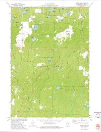 Shadow Lake 1973 topographic map thumbnail
