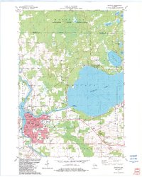 Shawano 1982 topographic map thumbnail