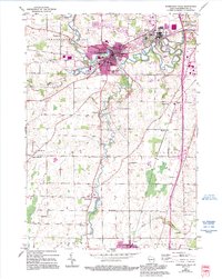 Sheboygan Falls 1954 topographic map thumbnail
