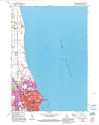 Sheboygan North 1954 topographic map thumbnail