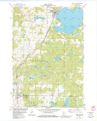 Shell Lake 1982 topographic map thumbnail