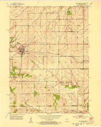 Shullsburg 1952 topographic map thumbnail