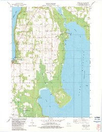 Sister Bay 1982 topographic map thumbnail
