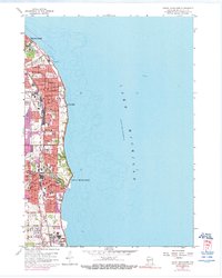 South Milwaukee 1958 topographic map thumbnail