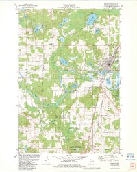 Spooner 1982 topographic map thumbnail