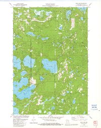 Star Lake 1982 topographic map thumbnail