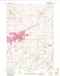 Sun Prairie 1962 topographic map thumbnail