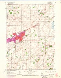 Sun Prairie 1962 topographic map thumbnail