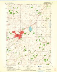 Sun Prairie 1962 topographic map thumbnail