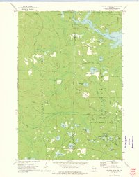 Thunder Mountain 1972 topographic map thumbnail