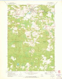 Tigerton 1970 topographic map thumbnail