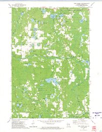 Town Corner Lake 1972 topographic map thumbnail