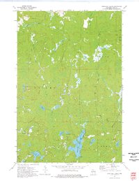 Turntable Creek 1973 topographic map thumbnail