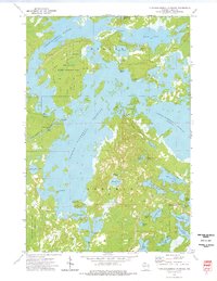 Turtle-Flambeau Flowage 1973 topographic map thumbnail