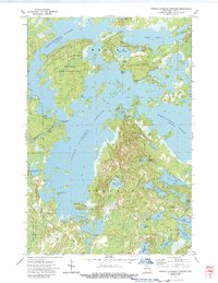 Turtle-Flambeau Flowage 1973 topographic map thumbnail