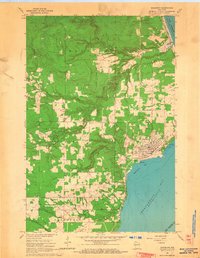 Washburn 1964 topographic map thumbnail