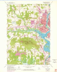 Wausau West 1963 topographic map thumbnail
