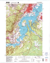 West Duluth 1997 topographic map thumbnail