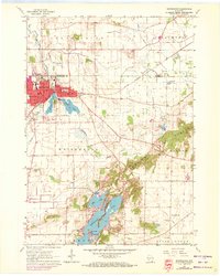 Whitewater 1960 topographic map thumbnail