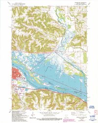 Winona East 1972 topographic map thumbnail