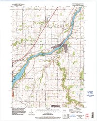 Wrightstown 1992 topographic map thumbnail