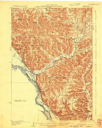 Alma 1932 topographic map thumbnail
