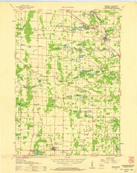 Amherst 1957 topographic map thumbnail