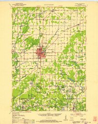 Antigo 1952 topographic map thumbnail