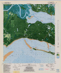 St. Teresa 1981 topographic map thumbnail