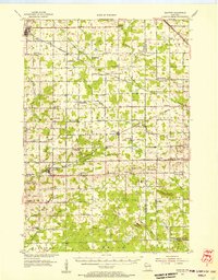 Granton 1954 topographic map thumbnail