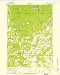 Gresham 1954 topographic map thumbnail