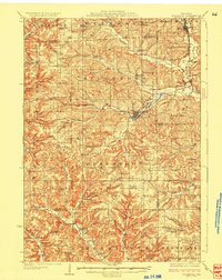 Hillsboro 1927 topographic map thumbnail
