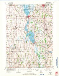 Horicon 1955 topographic map thumbnail