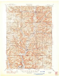 La Farge 1926 topographic map thumbnail