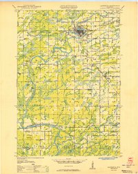 Ladysmith 1950 topographic map thumbnail