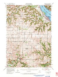 Lake City 1951 topographic map thumbnail