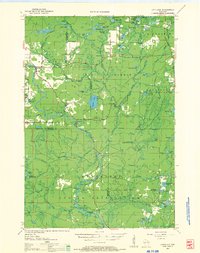 Langlade 1952 topographic map thumbnail