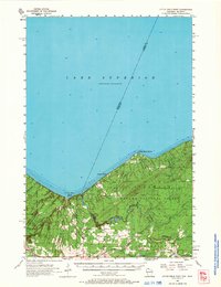 Little Girls Point topographic map thumbnail