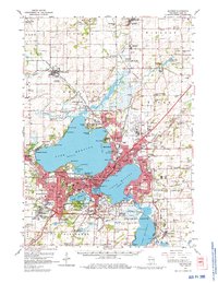 Madison 1959 topographic map thumbnail